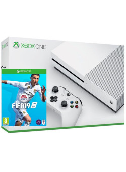 Игровая приставка Microsoft Xbox One S 500 Gb White + Игра FIFA 19